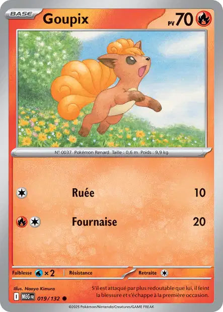 Goupix (MEG 019/132) - Méga-Évolutions - Carte Pokémon ME01
