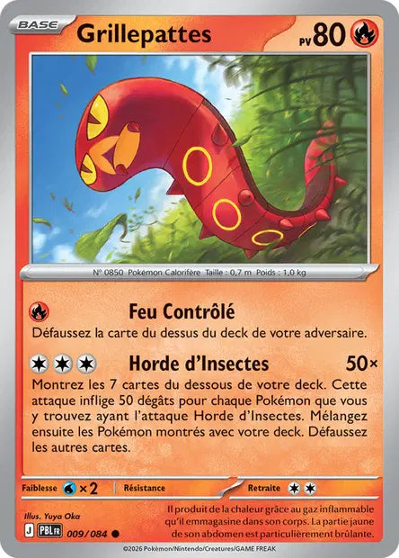 Pokémon - ME05 Nuit Noire - Grillepattes (PBL 009/084) - DracauGames