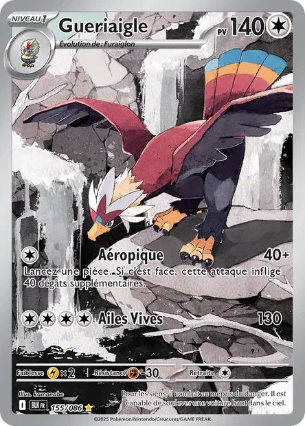 Gueriaigle (BLK 155/086) - Foudre Noire - Carte Pokémon EV10.5