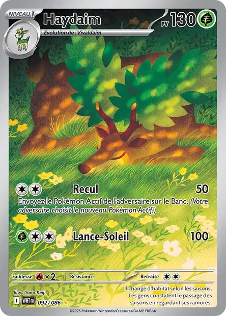 Haydaim (WHT 092/086) - Flamme Blanche - Carte Pokémon EV10.5