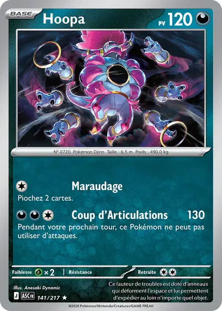 Hoopa (ASC 141/217) - ME02.5 Héros Transcendants - Carte Pokémon