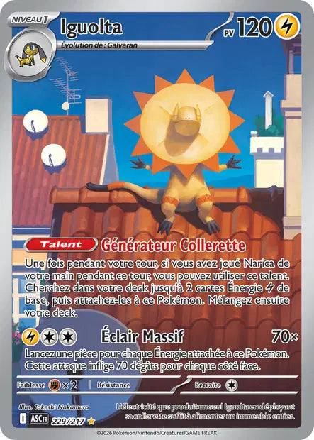 Iguolta (ASC 229/217) - ME02.5 Héros Transcendants - Carte Pokémon