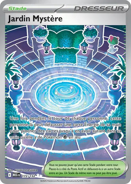 Jardin Mystère (MEG 172/132) - Méga-Évolutions - Carte Pokémon ME01