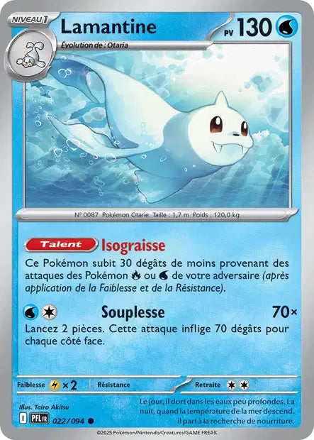 Lamantine (PFL 022/094) - ME02 Flammes Fantasmagoriques - Carte Pokémon