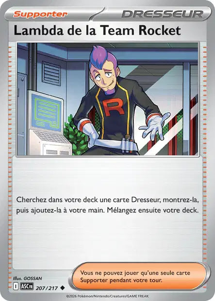 Lambda de la Team Rocket (ASC 207/217) - ME02.5 Héros Transcendants - Carte Pokémon