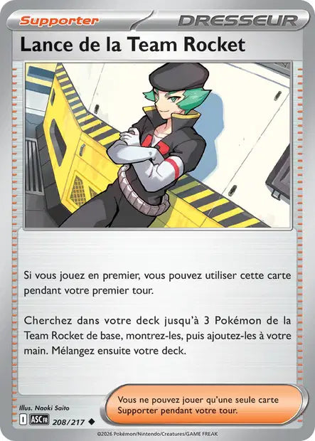 Lance de la Team Rocket (ASC 208/217) - ME02.5 Héros Transcendants - Carte Pokémon
