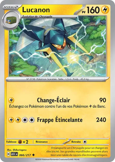 Lucanon (ASC 066/217) - ME02.5 Héros Transcendants - Carte Pokémon