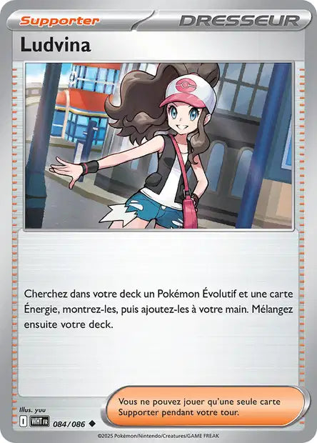 Ludvina (WHT 084/086) - Flamme Blanche - Carte Pokémon EV10.5