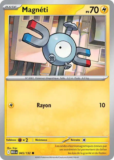 Magnéti (MEG 045/132) - Méga-Évolutions - Carte Pokémon ME01