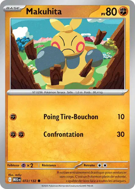 Makuhita (MEG 072/132) - Méga-Évolutions - Carte Pokémon ME01
