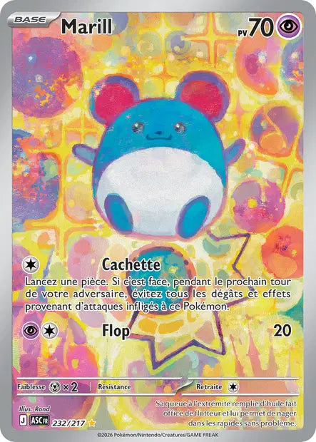 Marill (ASC 232/217) - ME02.5 Héros Transcendants - Carte Pokémon