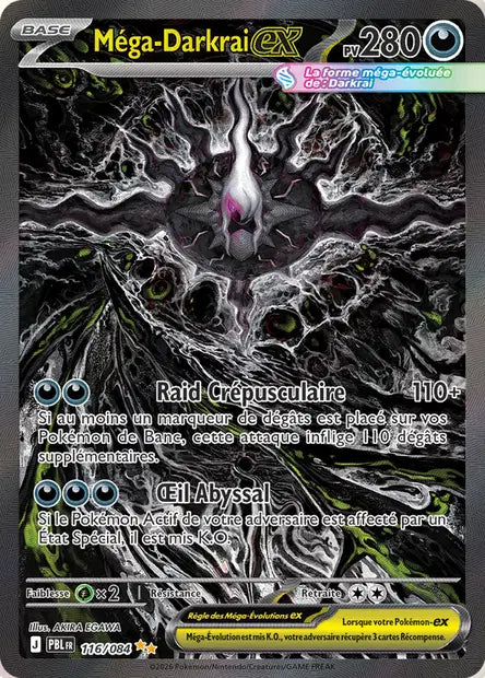 Pokémon - ME05 Nuit Noire - Méga-Darkrai ex (PBL 116/084)