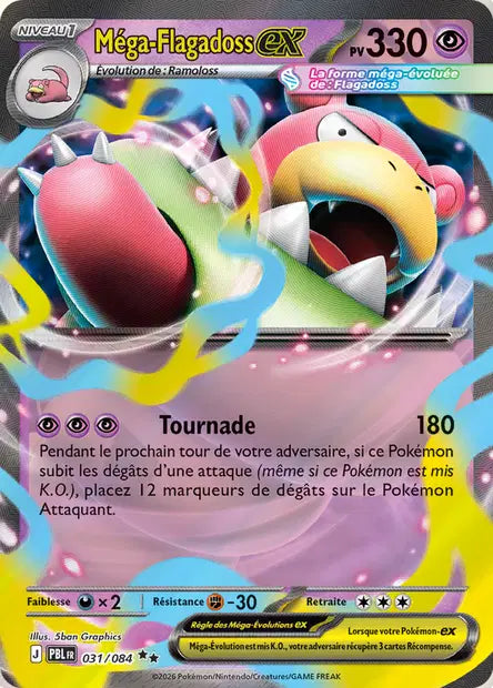 Pokémon - ME05 Nuit Noire - Méga-Flagadoss ex (PBL 031/084)