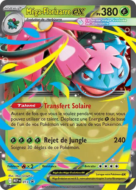 Méga-Florizarre ex (MEP 013) - Promo Méga-Évolution - Carte Pokémon
