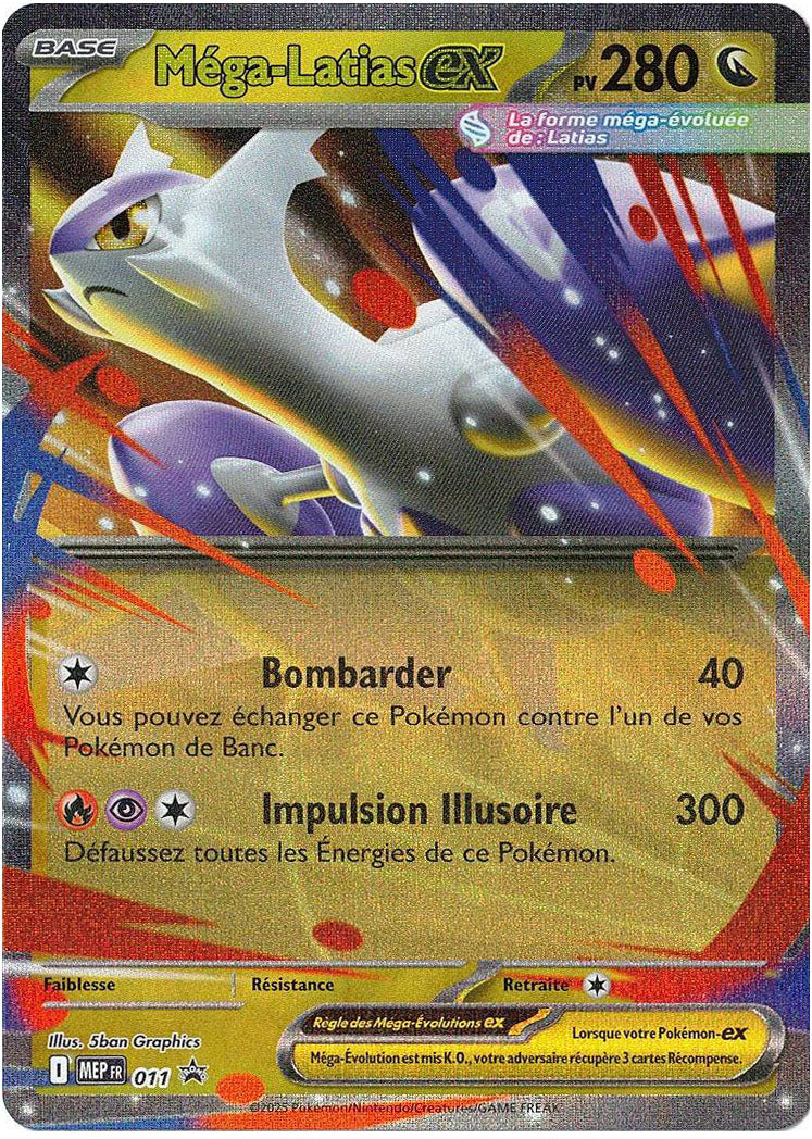 Méga-Latias ex (MEP 011) - Promo Méga-Évolution - Carte Pokémon