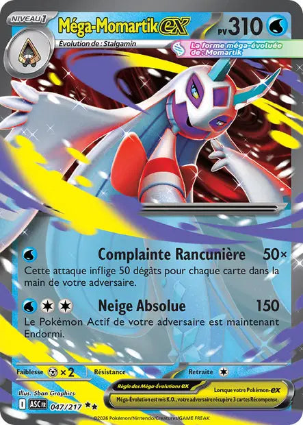Mega Momartik ex (ASC 047/217) - ME02.5 Héros Transcendants - Carte Pokémon