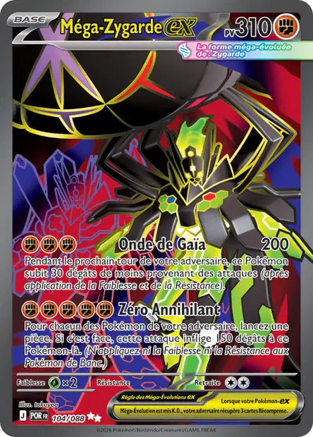 Méga-Zygarde ex (POR 104/088) - ME03 Équilibre Parfait - Carte Pokémon