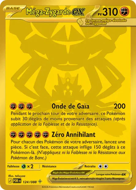 Méga-Zygarde ex (POR 124/088) - ME03 Équilibre Parfait - Carte Pokémon