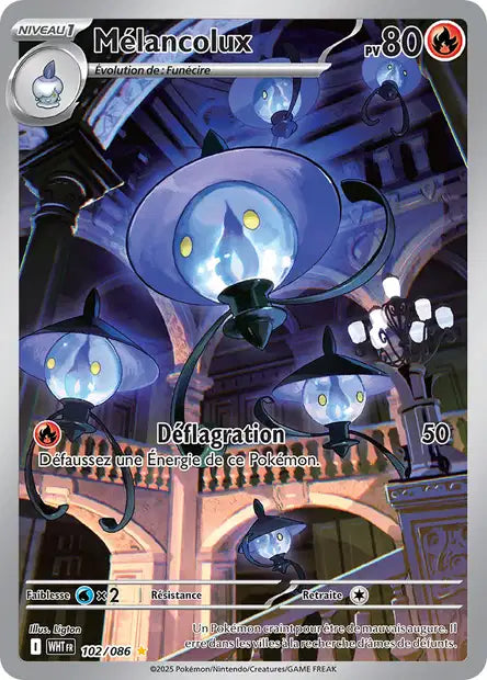 Mélancolux (WHT 102/086) - Flamme Blanche - Carte Pokémon EV10.5
