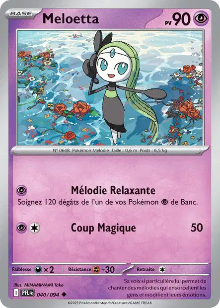 Meloetta (PFL 040/094) - ME02 Flammes Fantasmagoriques - Carte Pokémon