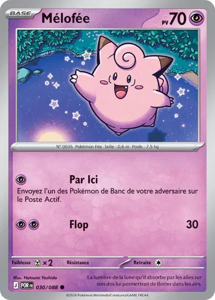 Mélofée (POR 030/088) - ME03 Équilibre Parfait - Carte Pokémon