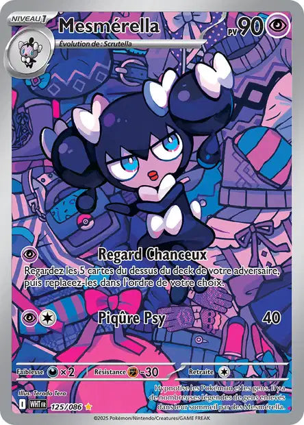 Mesmérella (WHT 125/086) - Flamme Blanche - Carte Pokémon EV10.5