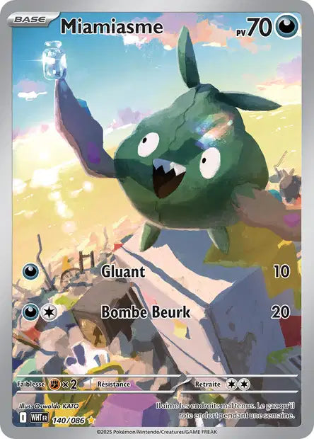 Miamiasme (WHT 140/086) - Flamme Blanche - Carte Pokémon EV10.5