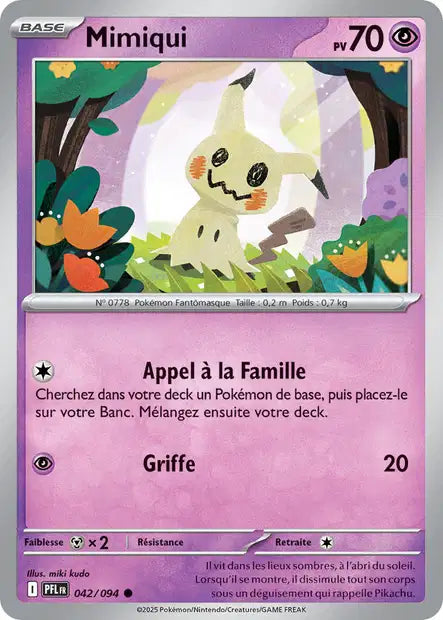 Mimiqui (PFL 042/094) - ME02 Flammes Fantasmagoriques - Carte Pokémon
