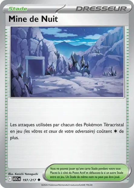 Mine de Nuit (ASC 197/217) - ME02.5 Héros Transcendants - Carte Pokémon