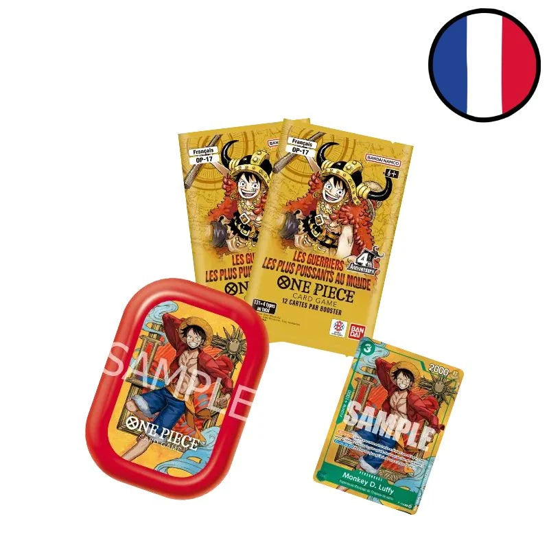 One Piece - Mini Tin Pack Set Vol.3 TS-03 : Monkey D. Luffy V1 - FR