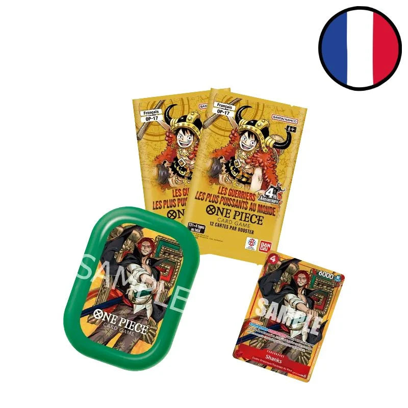 One Piece - Mini Tin Pack Set Vol.3 TS-03 : Shanks V1 - FR