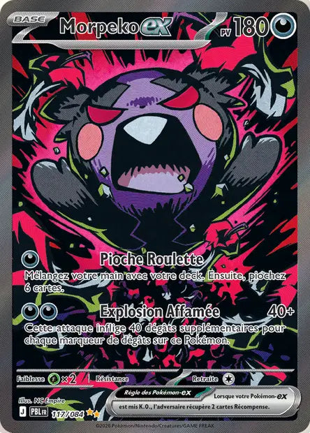Pokémon - ME05 Nuit Noire - Morpeko ex (PBL 117/084)