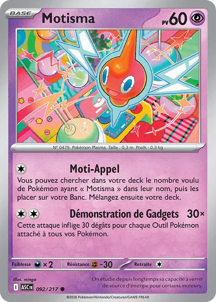 Motisma (ASC 092/217) - ME02.5 Héros Transcendants - Carte Pokémon - DracauGames
