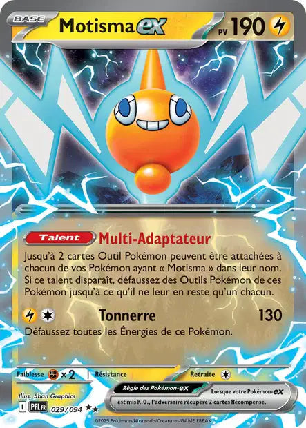 Motisma ex (PFL 029/094) - ME02 Flammes Fantasmagoriques - Carte Pokémon
