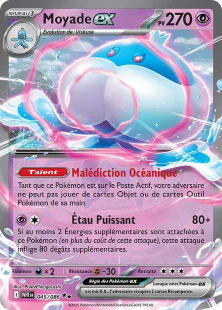 Moyade ex (WHT 045/086) - Flamme Blanche - Carte Pokémon EV10.5