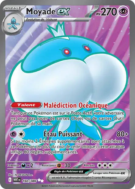 Moyade ex (WHT 160/086) - Flamme Blanche - Carte Pokémon EV10.5
