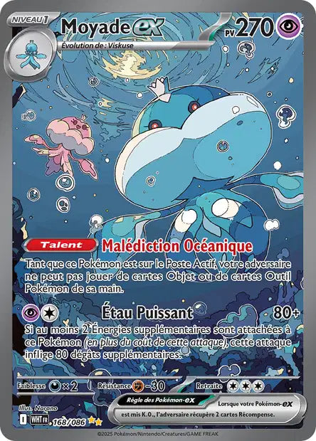 Moyade ex (WHT 168/086) - Flamme Blanche - Carte Pokémon EV10.5