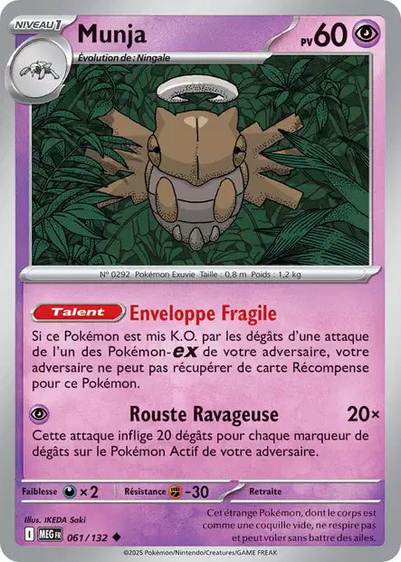 Munja (MEG 061/132) - Méga-Évolutions - Carte Pokémon ME01