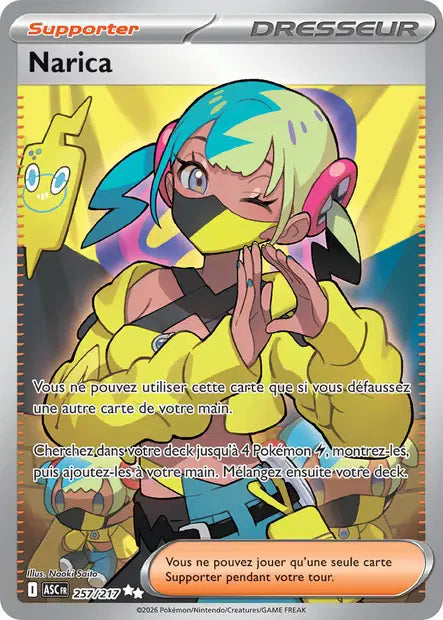 Narica (ASC 257/217) - ME02.5 Héros Transcendants - Carte Pokémon