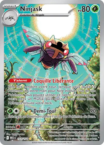 Ninjask (MEG 137/132) - Méga-Évolutions - Carte Pokémon ME01