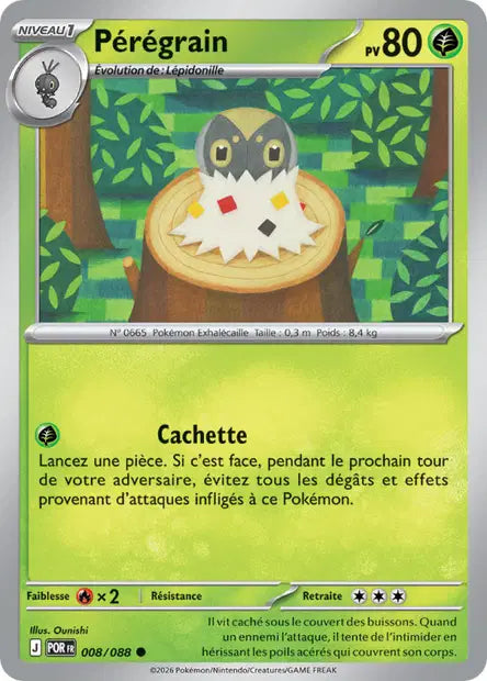 Pérégrain (POR 008/088) - ME03 Équilibre Parfait - Carte Pokémon