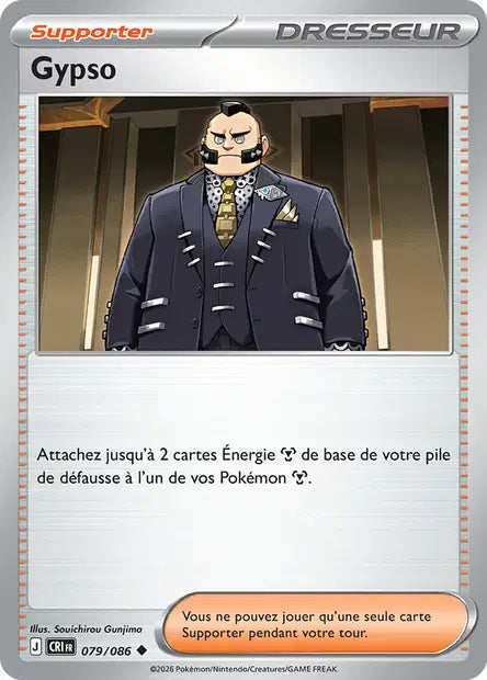 Gypso (CRI 079/086) - ME04 Chaos Ascendant - Carte Pokémon - DracauGames