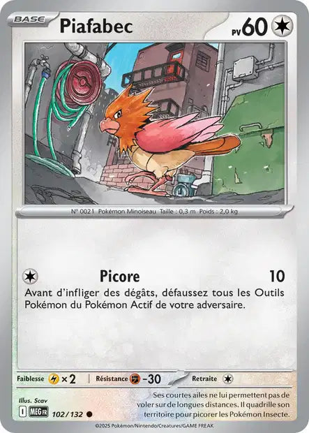 Piafabec (MEG 102/132) - Méga-Évolutions - Carte Pokémon ME01