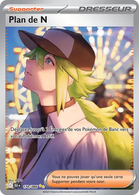 Plan de N (BLK 170/086) - Foudre Noire - Carte Pokémon EV10.5