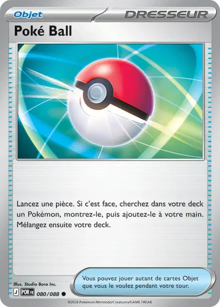 Poké Ball (POR 080/088) - ME03 Équilibre Parfait - Carte Pokémon