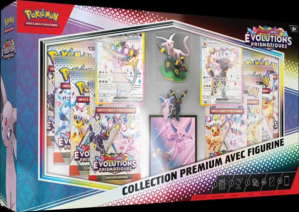 Pokémon - Coffret Collection Premium Figurine EV08.5 : Évolutions Prismatiques