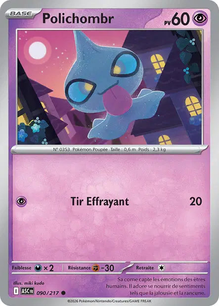 Polichombr (ASC 090/217) - ME02.5 Héros Transcendants - Carte Pokémon - DracauGames