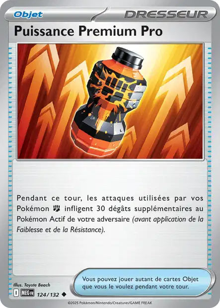 Puissance Premium Pro (MEG 124/132) - Méga-Évolutions - Carte Pokémon ME01