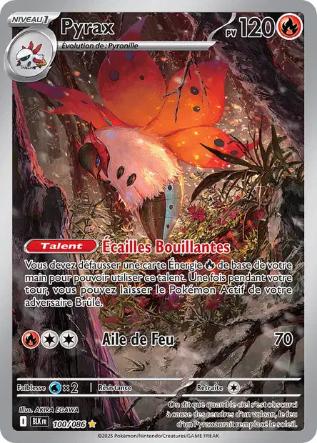 Pyrax (BLK 100/086) - Foudre Noire - Carte Pokémon EV10.5