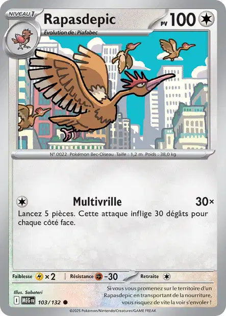 Rapasdepic (MEG 103/132) - Méga-Évolutions - Carte Pokémon ME01